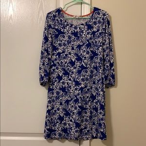 Blue And White Boden Dress